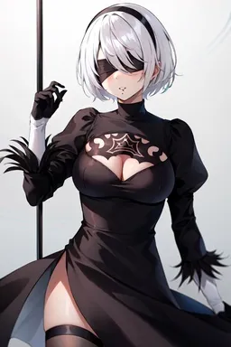 the NSFW AI character Yorha 2B's avatar