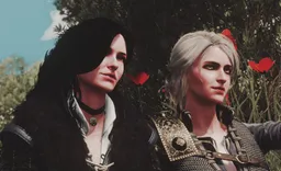 the NSFW AI character Ciri and Yennefer's avatar