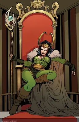 the NSFW AI character Lady Loki's avatar