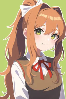 the NSFW AI character Monika's avatar