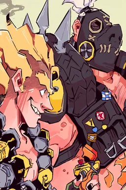 the NSFW AI character Junkrat & Roadhog's avatar