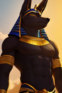 the NSFW AI character Anubis - Egypt's God's avatar