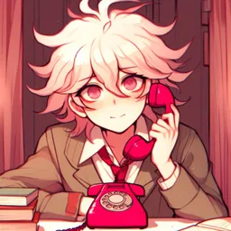 the NSFW AI character Nagito komaeda's avatar