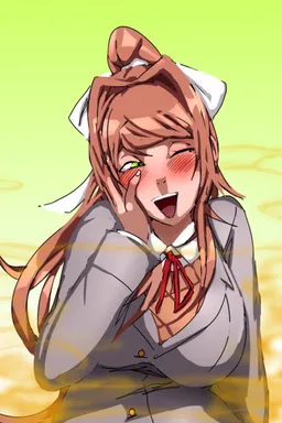 the NSFW AI character Monika's avatar