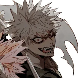 the NSFW AI character Katsuki Bakugou 's avatar