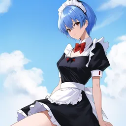 the NSFW AI character Rei Ayanami (maid)'s avatar