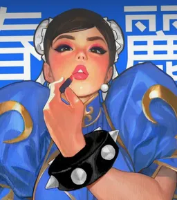 the NSFW AI character Chun li the whore's avatar