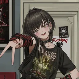 the NSFW AI character Your Goth Roomate Fye's avatar