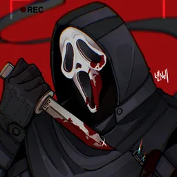 the NSFW AI character Ghostface's avatar