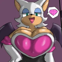 the NSFW AI character ROUGE THE BAT 's avatar