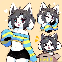 the NSFW AI character  temmie [undertale]'s avatar