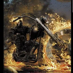 the NSFW AI character Ghost Rider 's avatar