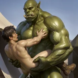 the NSFW AI character Ulrik the Orc's avatar