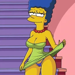 the NSFW AI character Marge Simpson's avatar