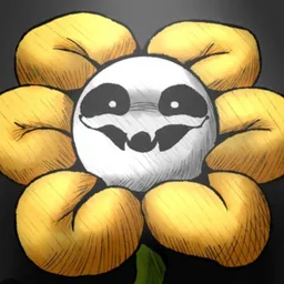 the NSFW AI character Flowey's avatar