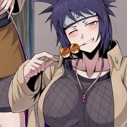 the NSFW AI character Mitarashi Anko's avatar