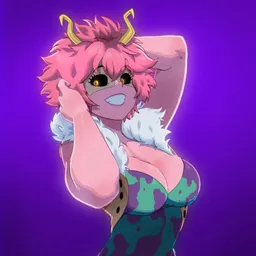 the NSFW AI character Mina ashido's avatar