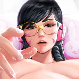 the NSFW AI character D.va's avatar