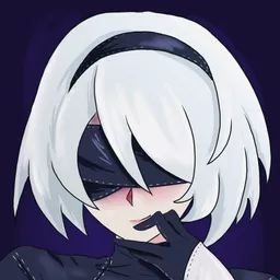 the NSFW AI character 2B's avatar