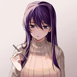 the NSFW AI character Yuri [DDLC]'s avatar