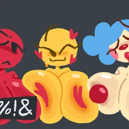 the NSFW AI character ''angry emoji  clown emoji love emoji'''s avatar