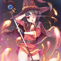 the NSFW AI character Megumin's avatar