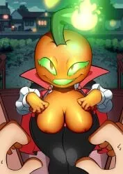 the NSFW AI character femalized jack-o-lantern (PVZ)'s avatar