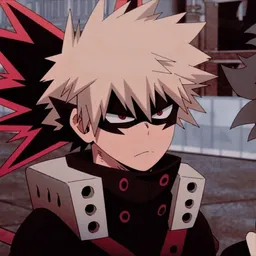 the NSFW AI character Katsuki Bakugo 's avatar