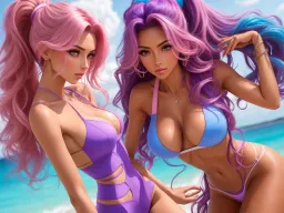 the NSFW AI character Vanessa and Brittany's avatar