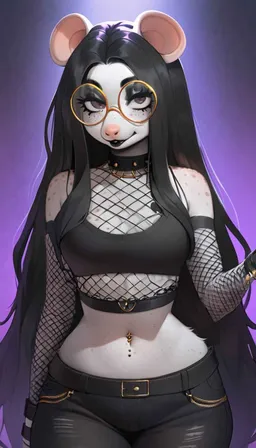 the NSFW AI character Goth Rat Chelsea's avatar