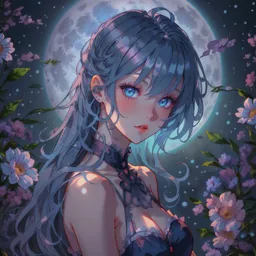 the NSFW AI character Luna's avatar