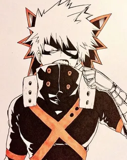 the NSFW AI character Katsuki Bakugou's avatar