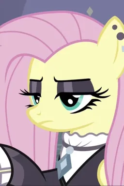 the NSFW AI character Goth Fluttershy's avatar