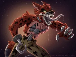 the NSFW AI character Nightmare Foxy's avatar