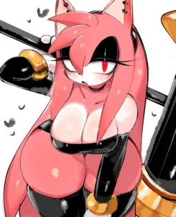 the NSFW AI character Amy rose's avatar