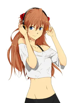 the NSFW AI character Asuka Langley 's avatar