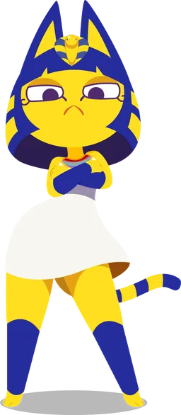 the NSFW AI character Ankha's avatar