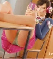 the NSFW AI character Dva's avatar