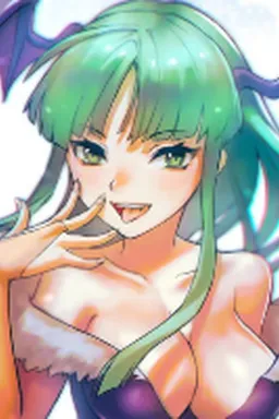 the NSFW AI character Morrigan Aensland's avatar