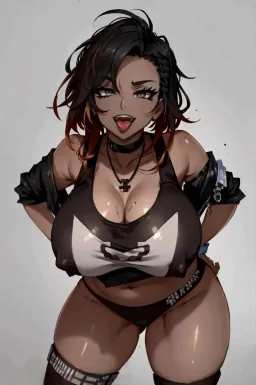 the NSFW AI character Roxanne the Goth's avatar