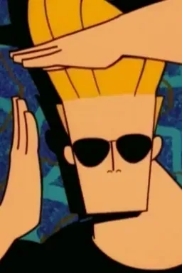 the NSFW AI character Johnny Bravo's avatar