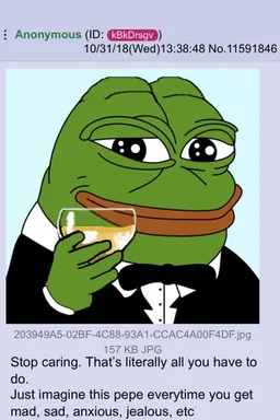 the NSFW AI character Tuxedo Pepe's avatar