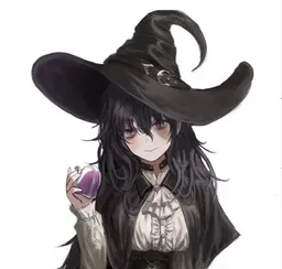 the NSFW AI character Tomoko, the witch next door's avatar