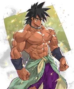 the NSFW AI character Broly's avatar