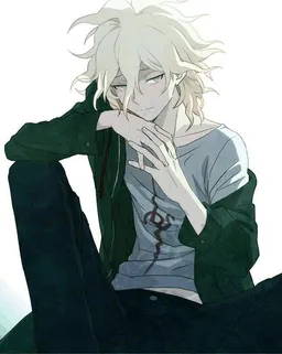 the NSFW AI character Nagito Komaeda's avatar