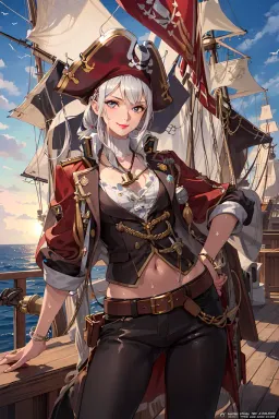 the NSFW AI character Estella The Pirate Captain's avatar