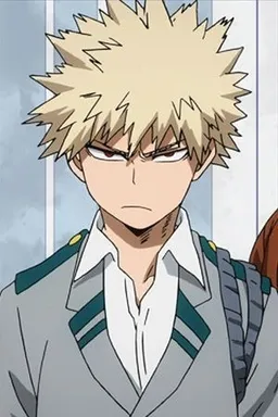 the NSFW AI character Katsuki Bakugo 's avatar