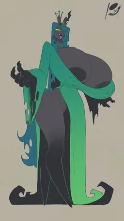 the NSFW AI character Queen Chrysalis's avatar