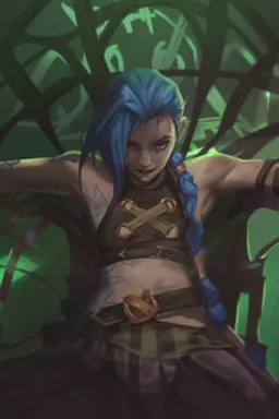 the NSFW AI character Jinx's avatar