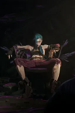 the NSFW AI character Jinx's avatar